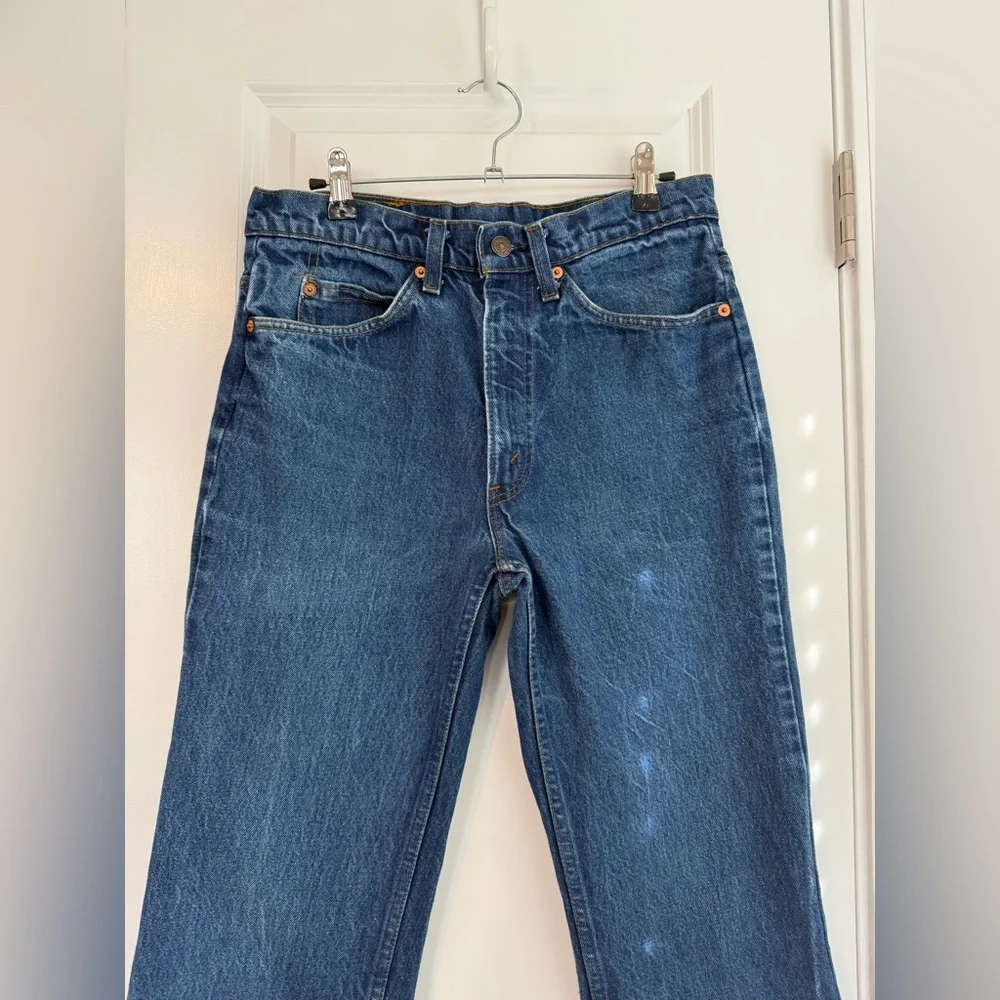 Vintage Levi’s Orange Tab 70’s 20517 0217 Denim Jeans Dark Wash Size 32 X 34